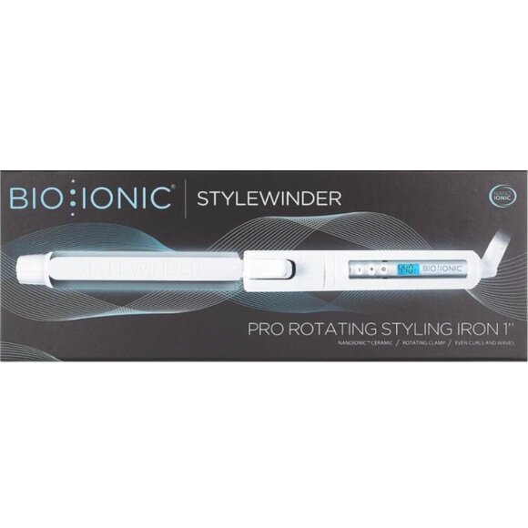 Bio Ionic Stylewinder Pro Rotating Styling Iron 1 Inch w/ Heat Resistant Stand - Picture 1 of 9